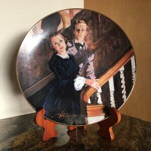 W.S. George Gone With the Wind Plate "Melanie & Ashley" - Boxed and Numbered